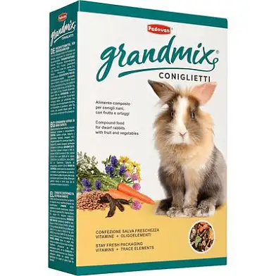 Padovan Grandmix Coniglietti Сухой корм для взрослых кроликов