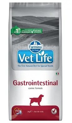 Farmina Vet Life gastro-intestinal сухой диетический корм для взрослых собак всех пород при нарушениях работы жкт