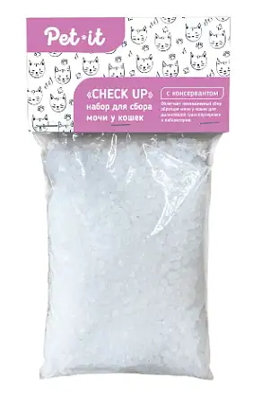 Купить СКИДКА pet-it набор для сбора мочи у кошек «check up», с консервантом